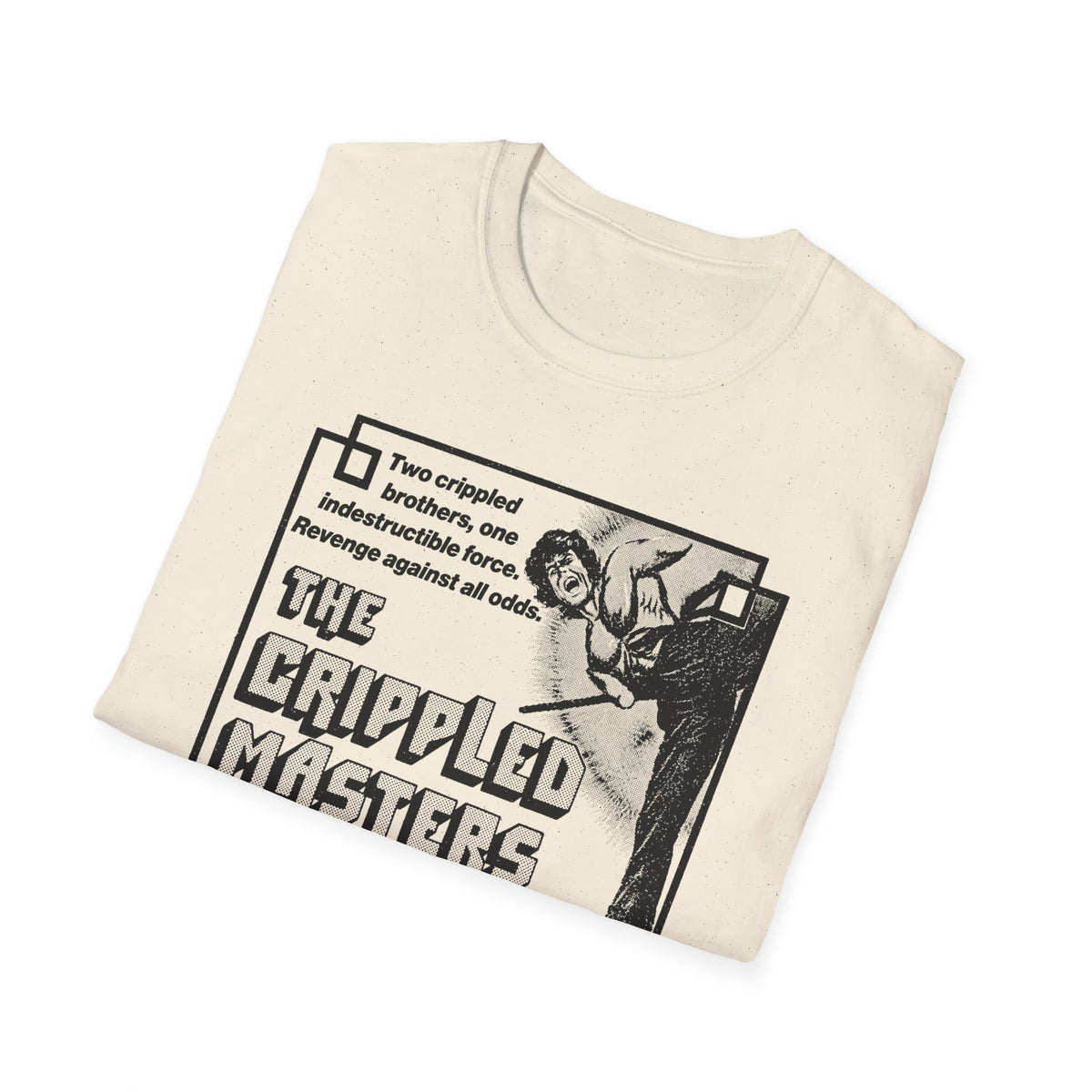 1979 hong kong martial arts film the crippled masters newspaper advertisement tshirt