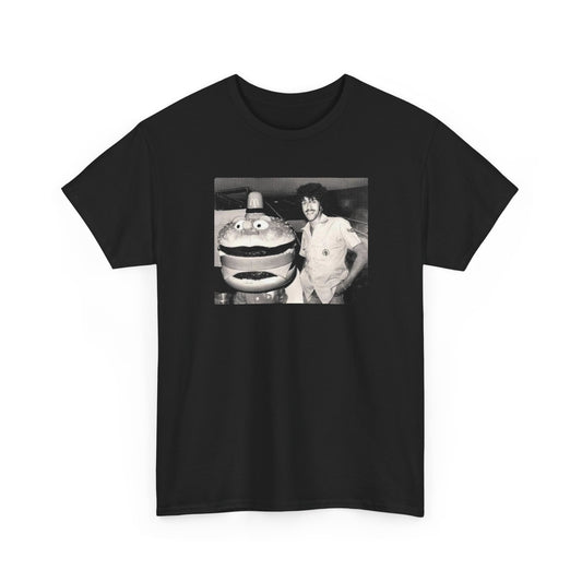 phil lynott and popular burger character photo tshirt