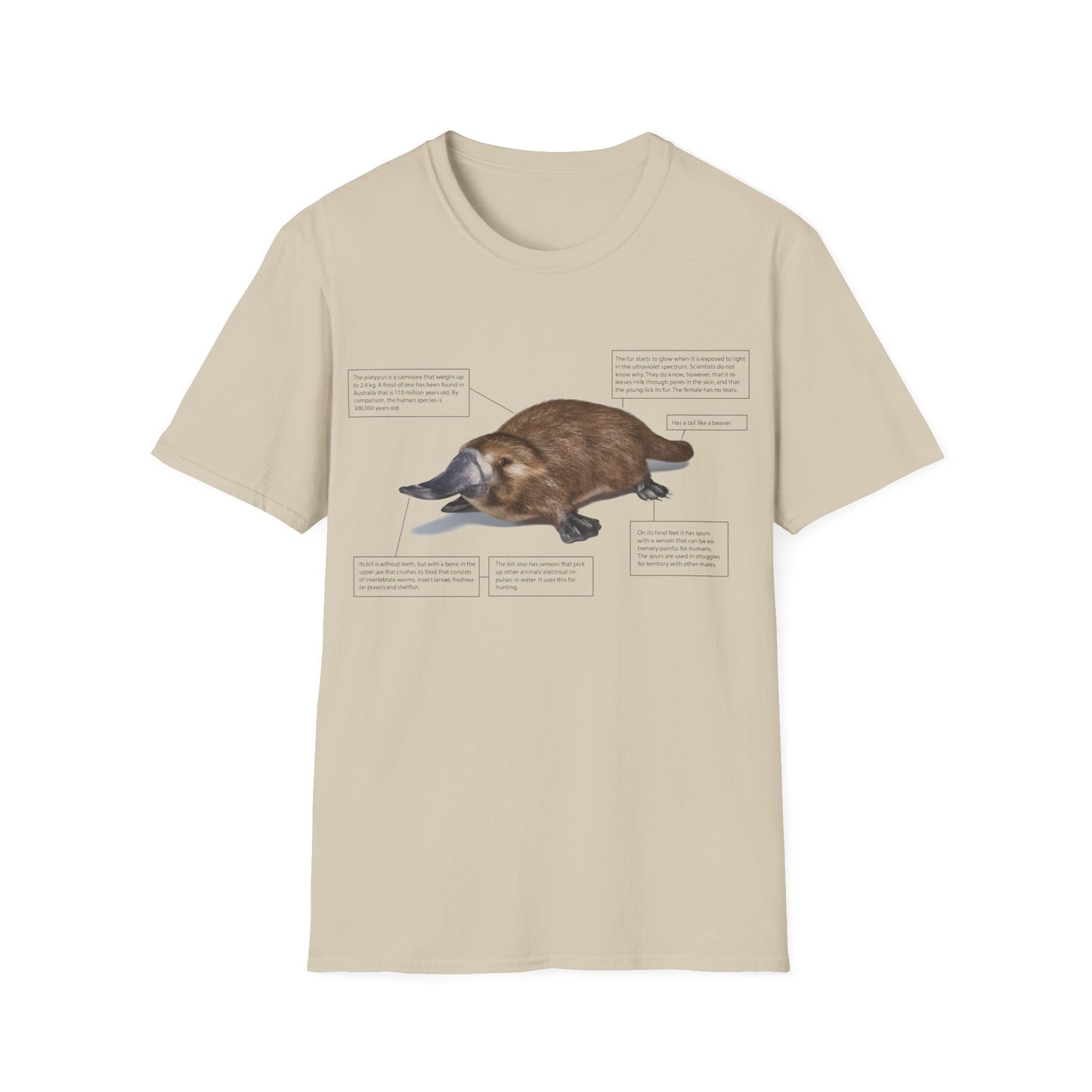 pleasant platypus facts tshirt