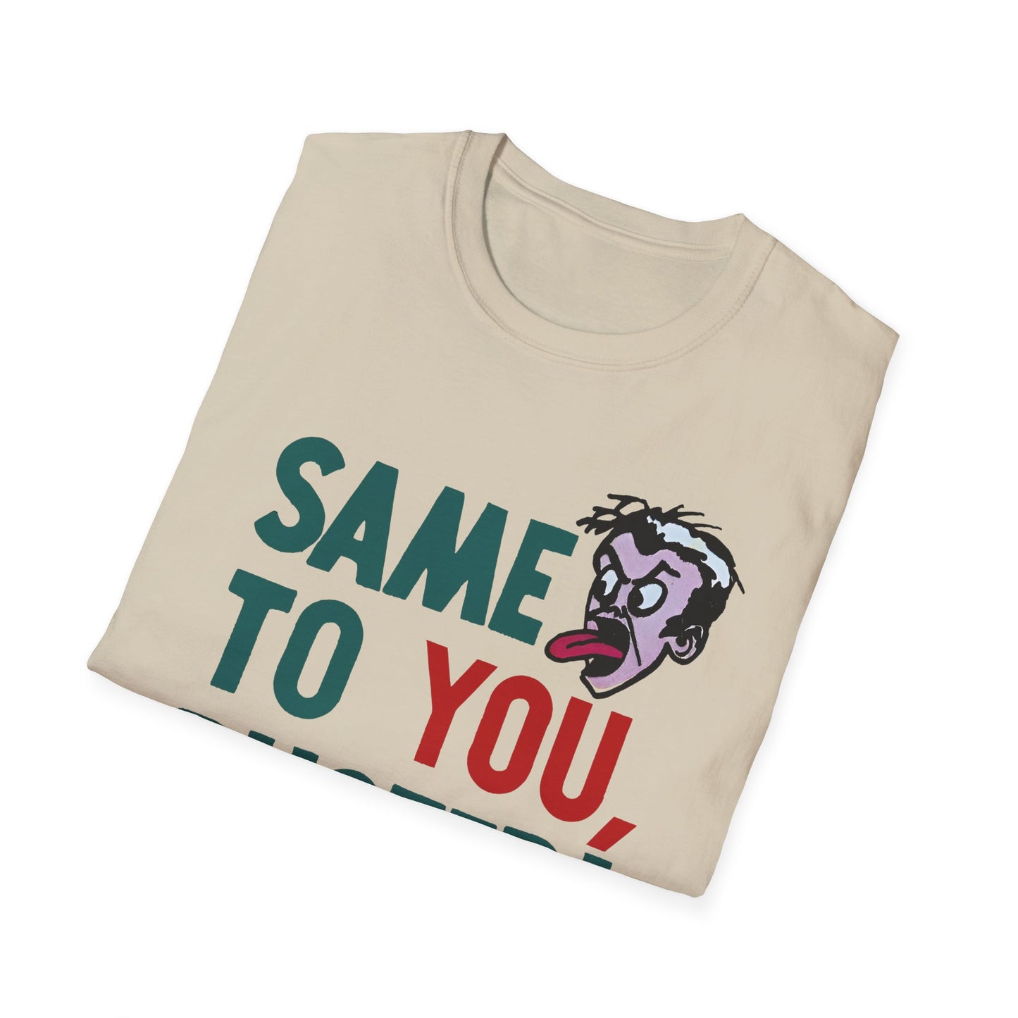 vintage 1970s same to you, buster! tshirt