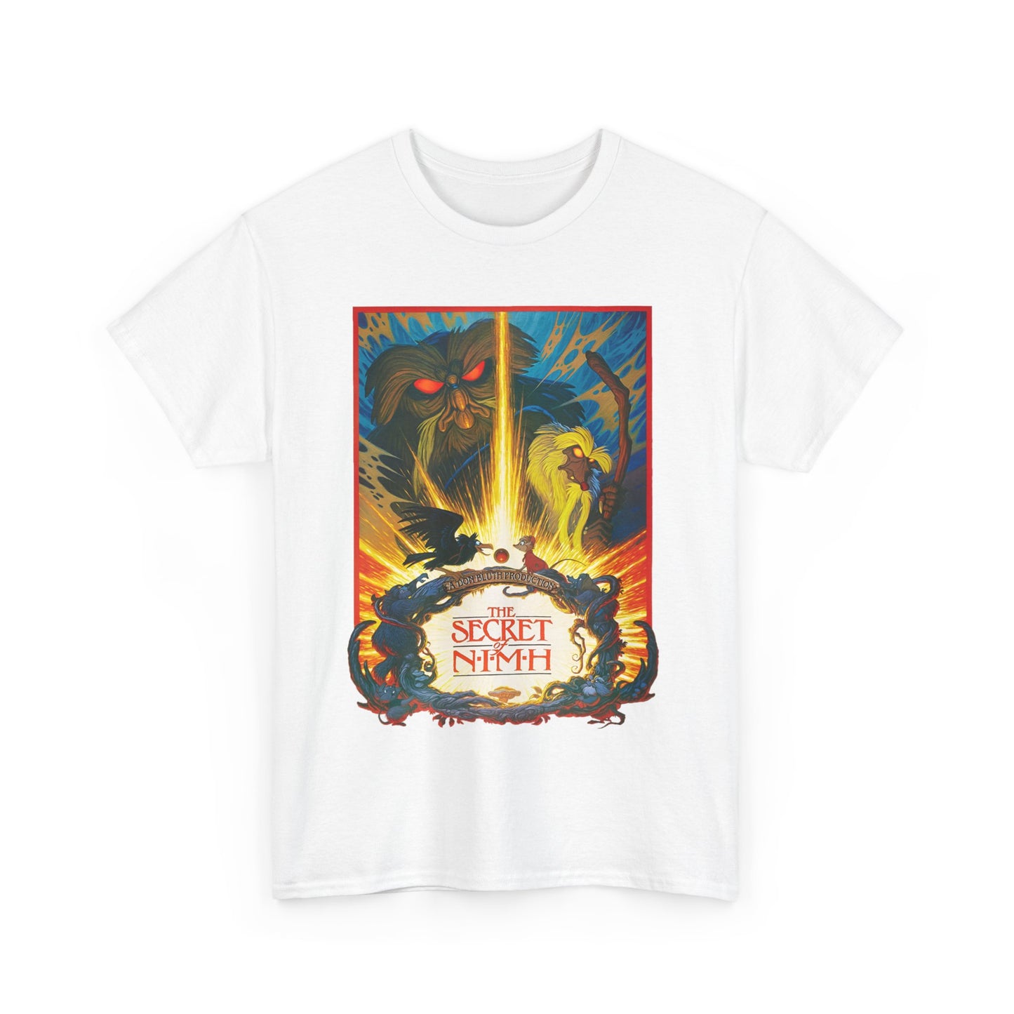 1992 the secret of nimh movie poster tshirt