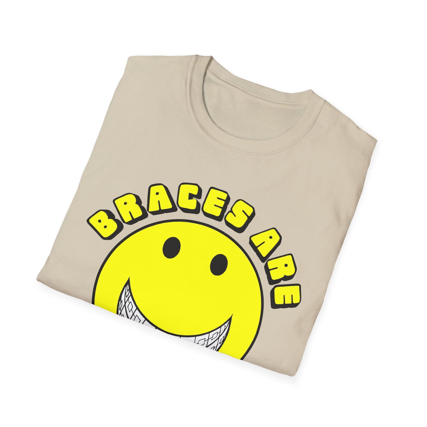 braces are beautiful 1970s tshirt graphic tshirt