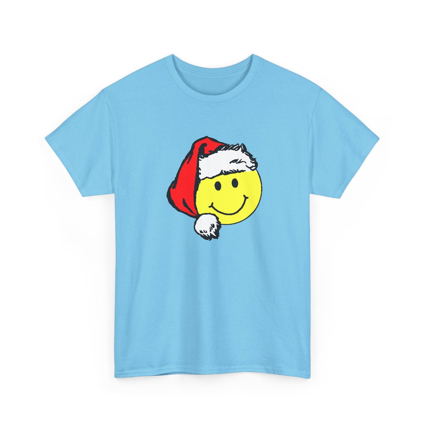 happy face santa 1980s reproduction tshirt