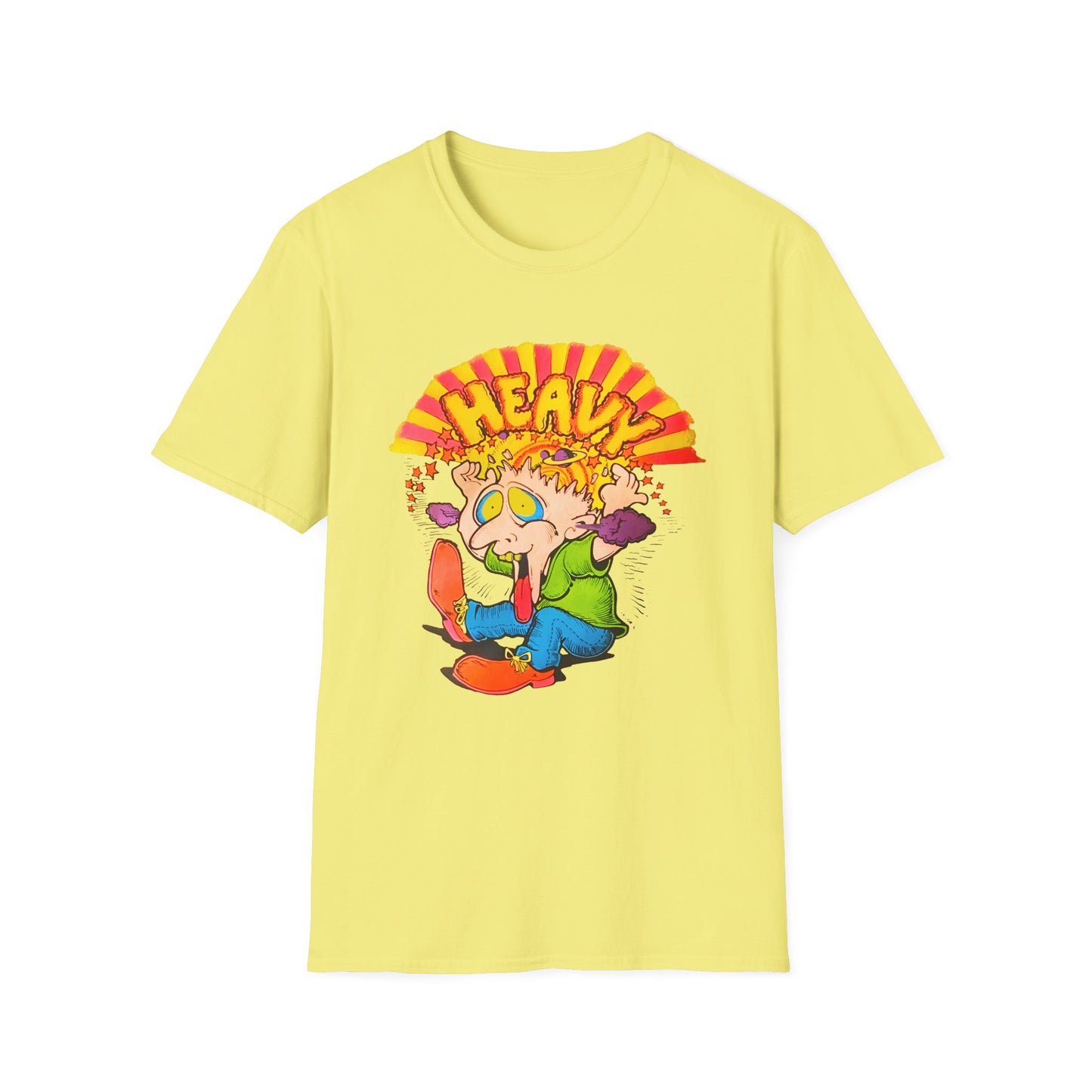 1970s heavy trip cartoon character reproduction tshirt