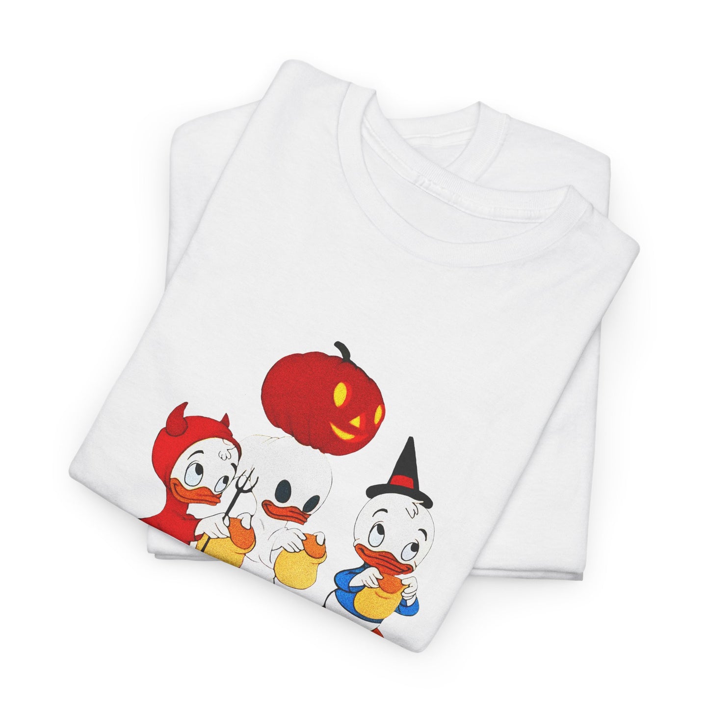 1982 huey dewey and louie halloween cartoon alternate reproduction tshirt