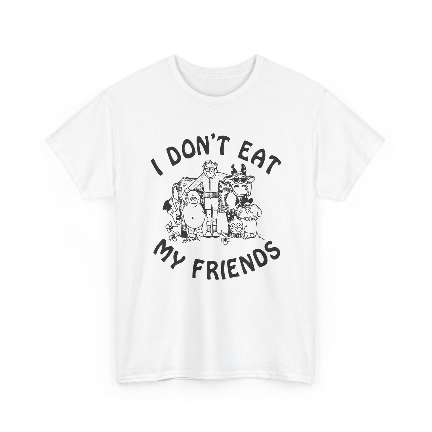 vintage i don't eat my friends as worn by elvira mistress of the dark reproduction tshirt