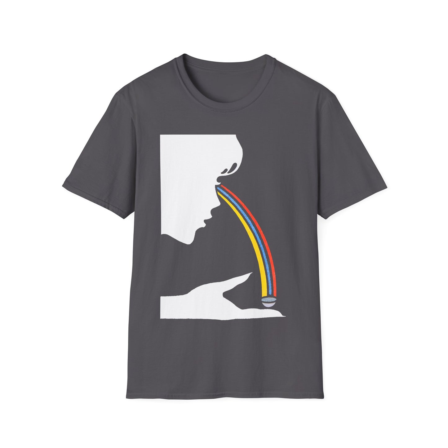 rainbow eyeball graphic tshirt