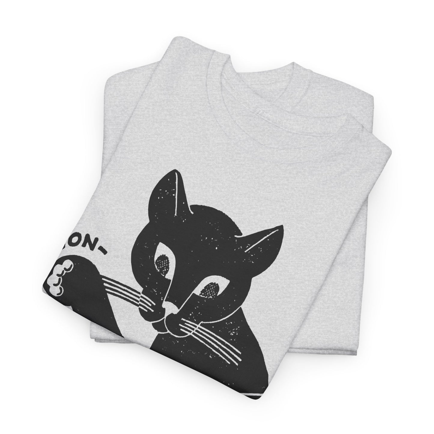 1940s cat's paw rubber heels and soles shoe company logo reproduction tshirt