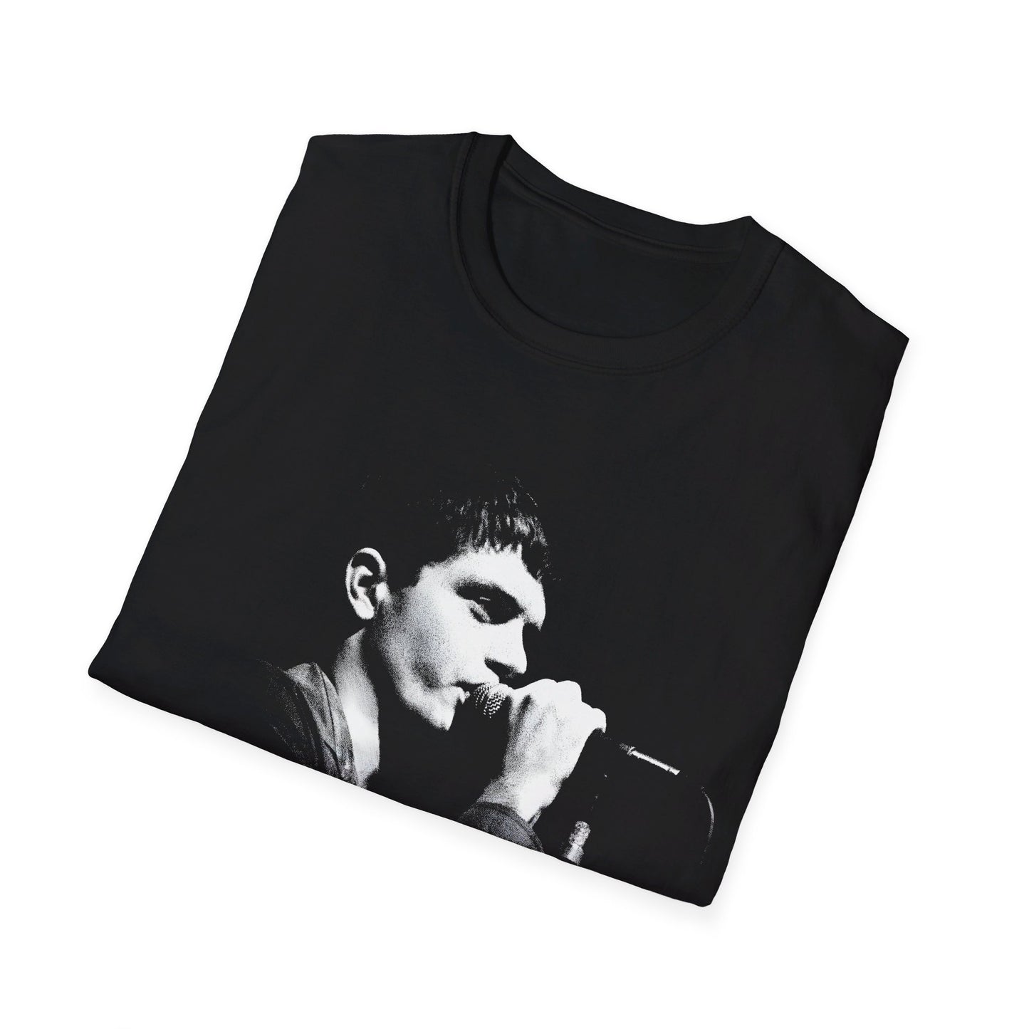 ian curtis singing 2 joy division tshirt