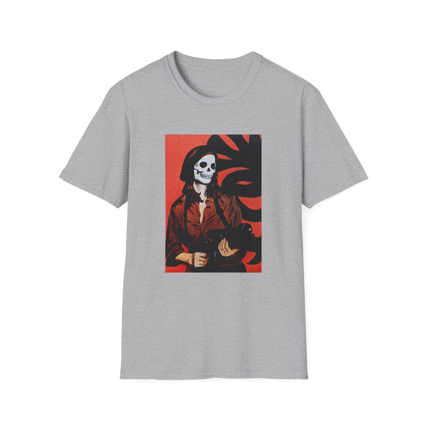 patty hearst skull face tshirt