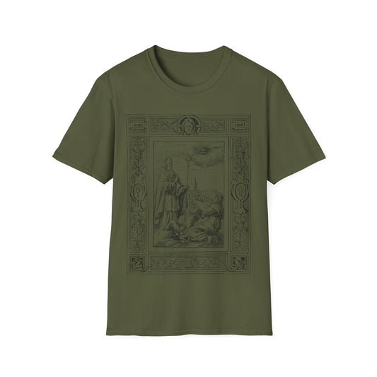 saint valentine healing epilepsy illustrated by dr. frantisek ehrmann, circa 1899. the tshirt