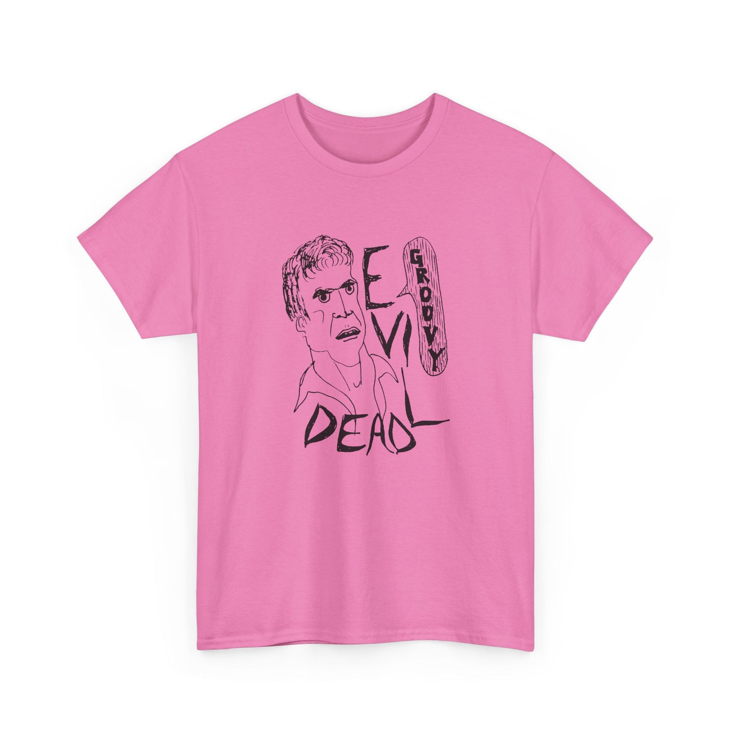 original drawing sketch ash evil dead groovy tshirt