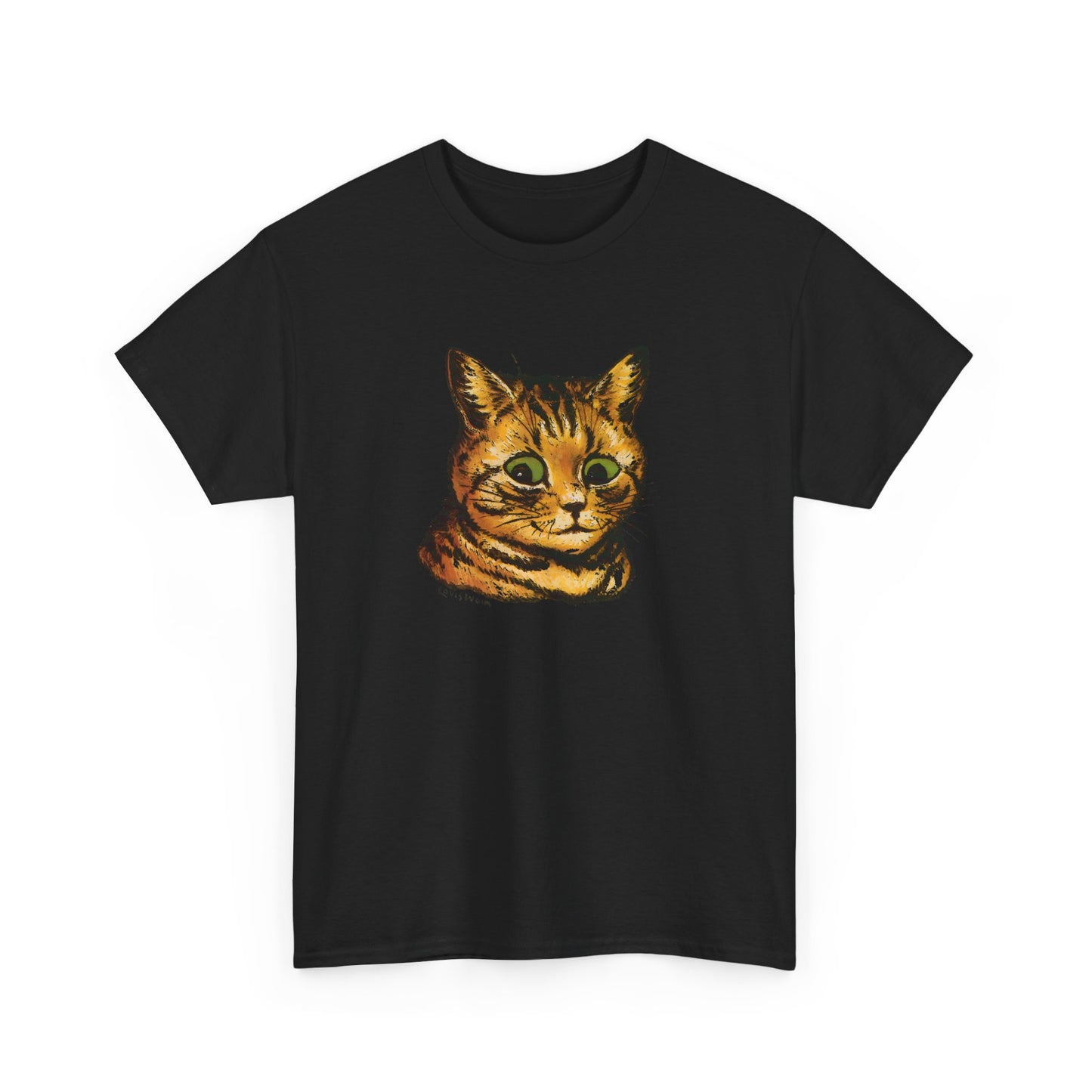 louis wain anthropomorphised cat painting orange cat