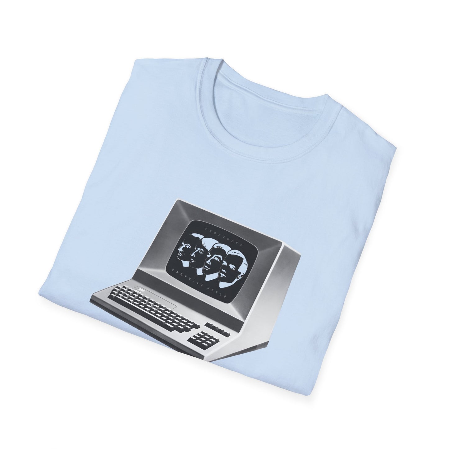 kraftwerk 1981 computer world album custom colour tshirt