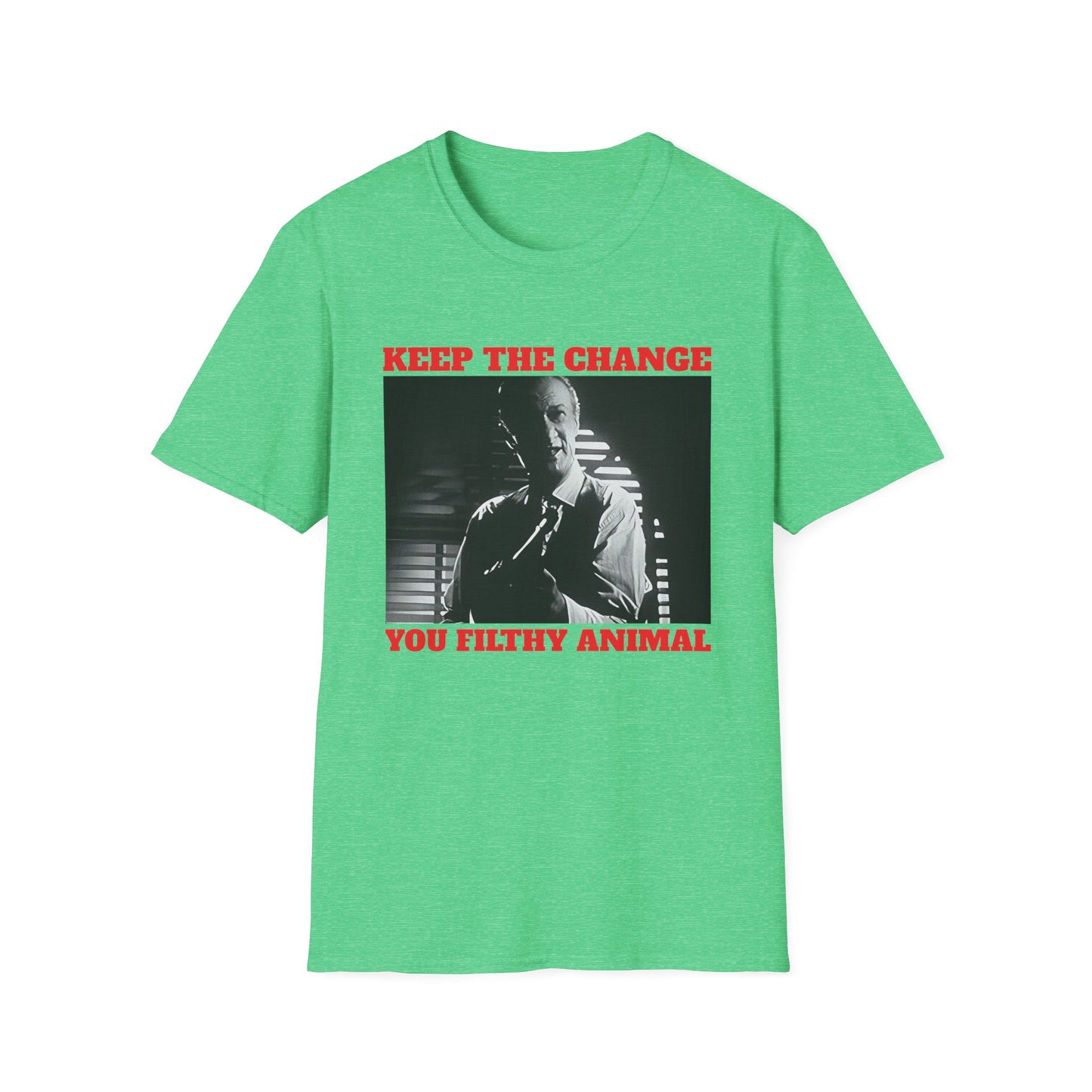 home alone gangster movie keep the change you filthy animal christmas colors tshirt