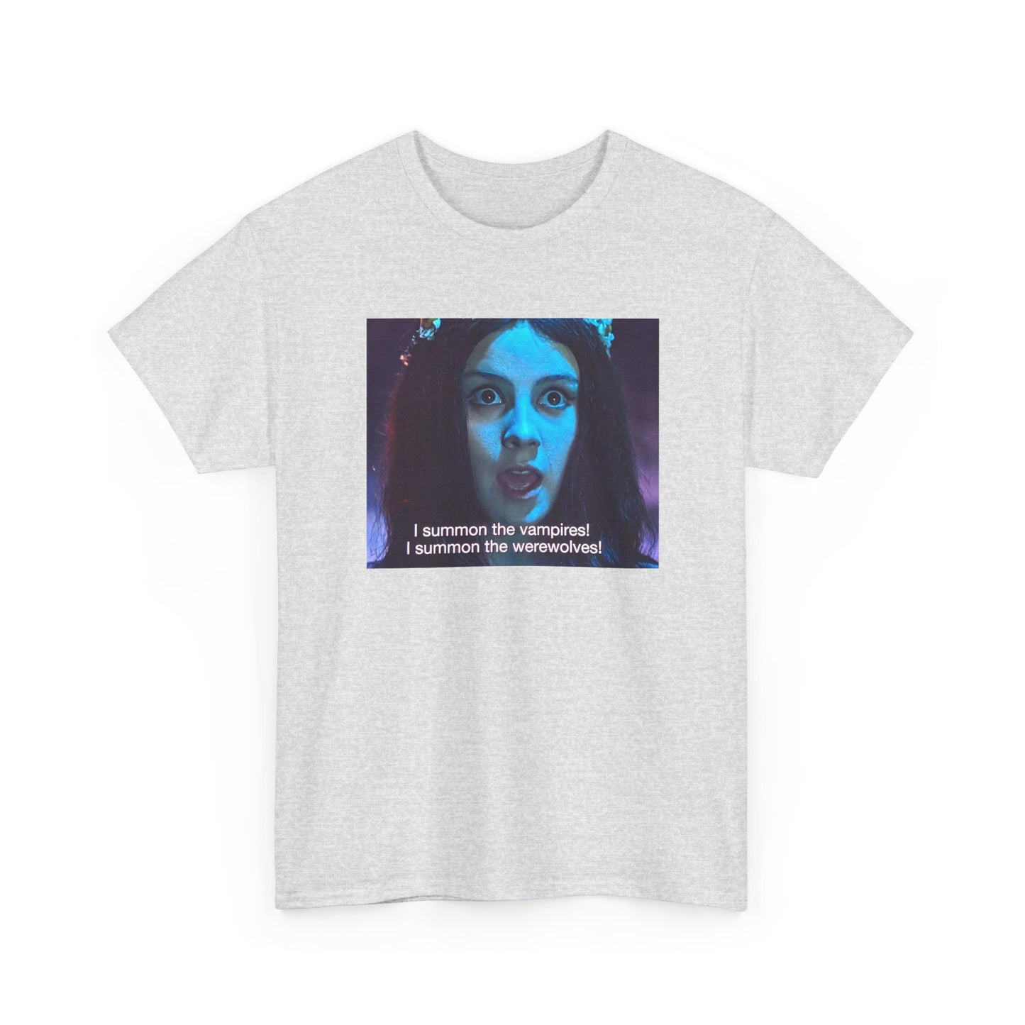 1967 viy movie scene witch girl i summon the vampires i summon the werewolves tshirt