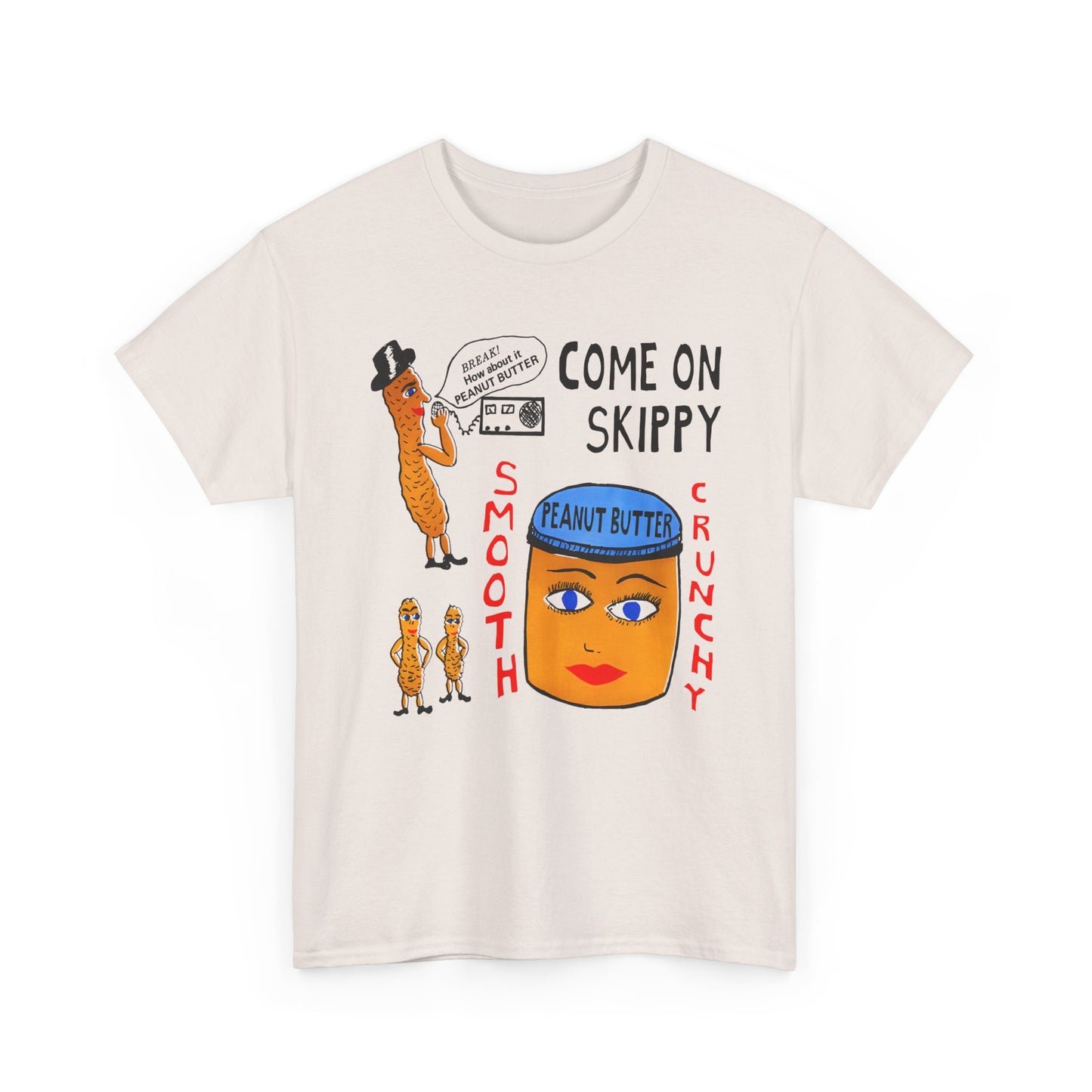 strange peanut butter qsl card custom edit tshirt