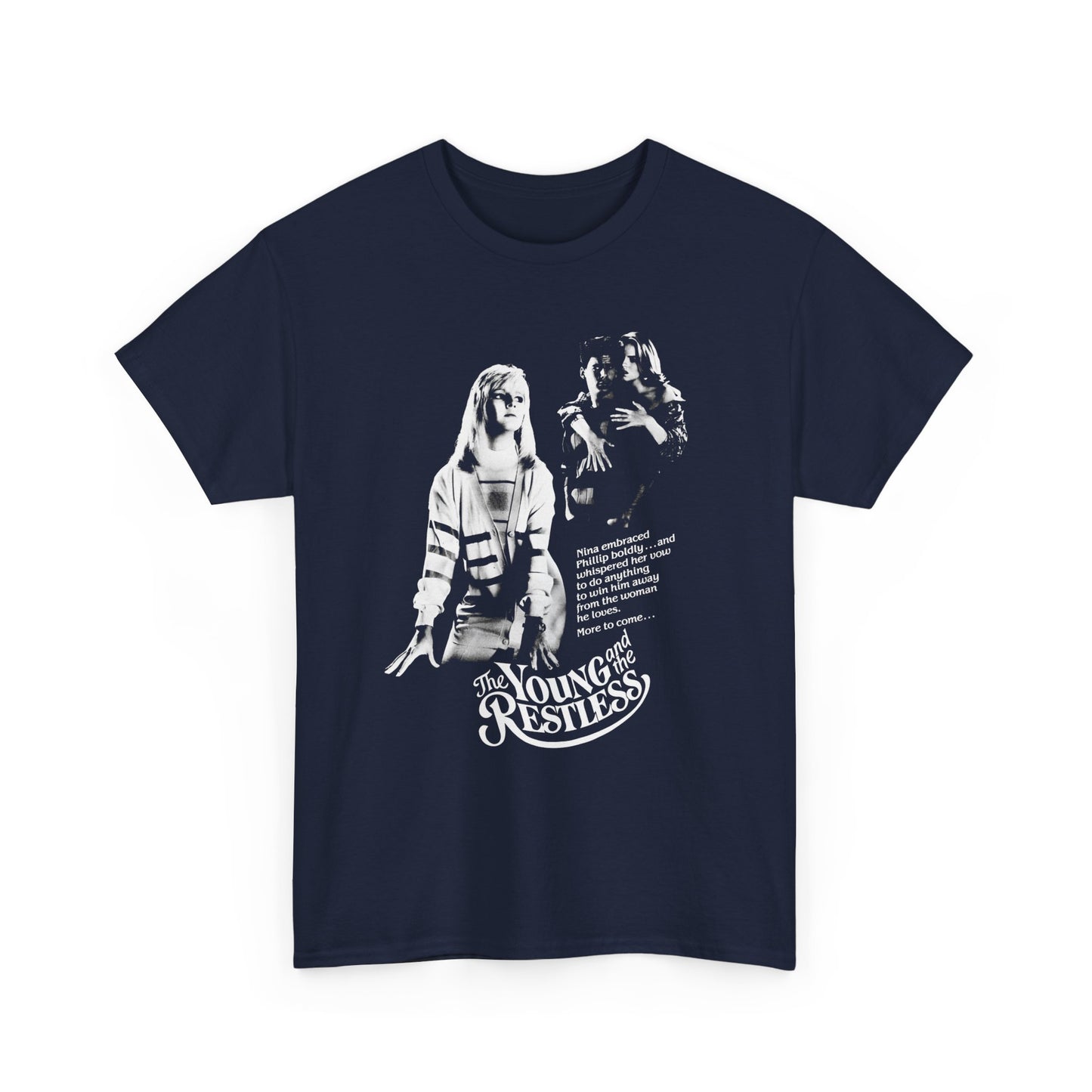 1987 tv ad for the young and the restless soap opera tshirt