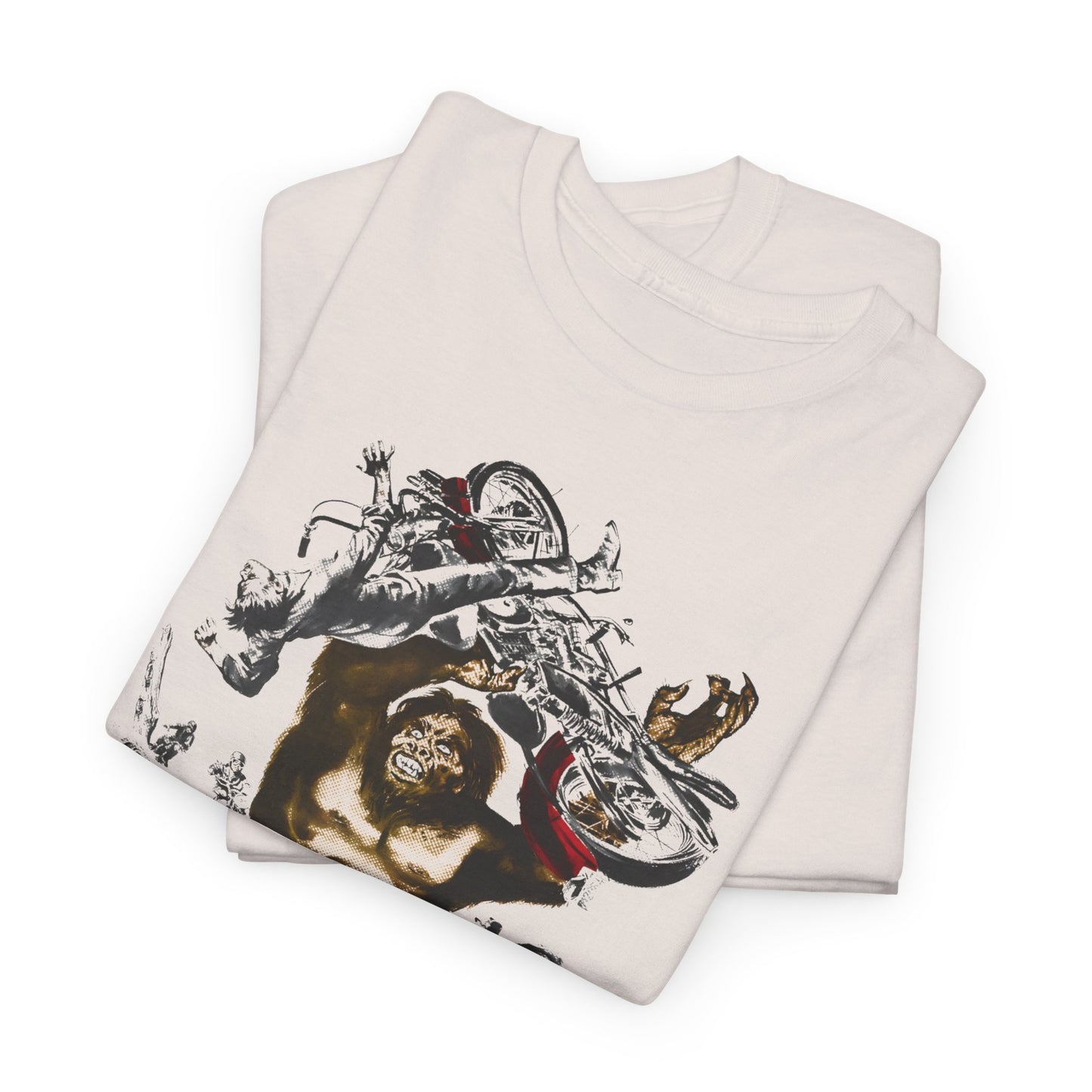 1970 bigfoot movie poster reproduction tshirt