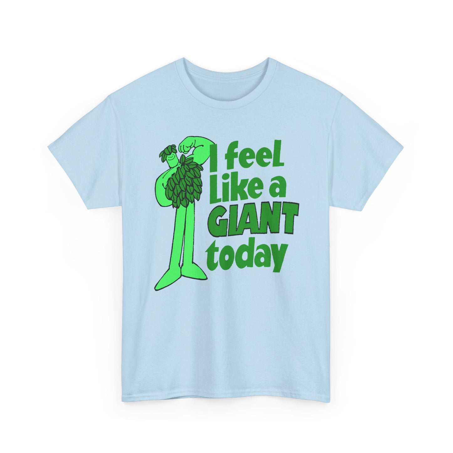 vintage green giant i feel like a giant today tshirt