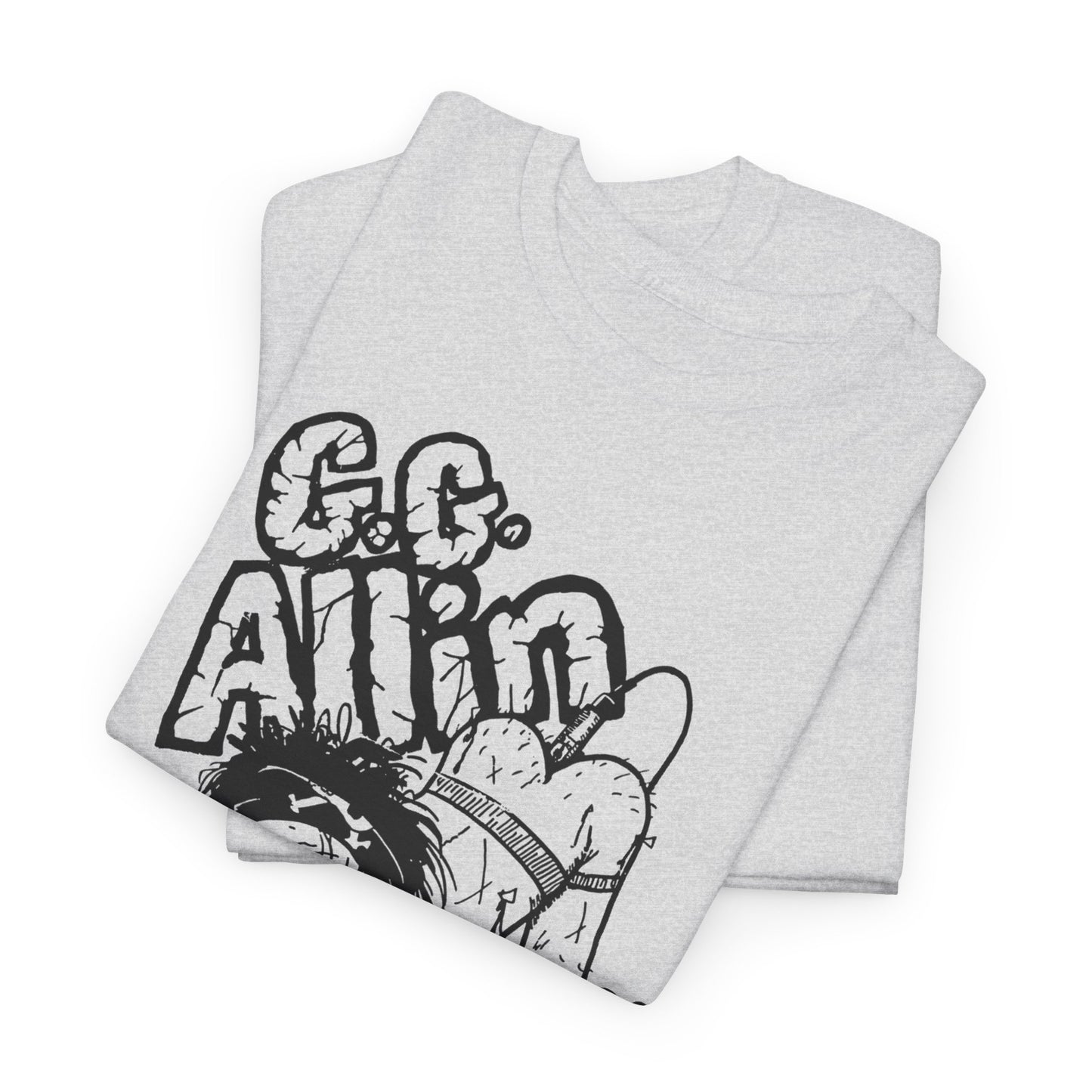 1990s gg allin show poster custom edit tshirt