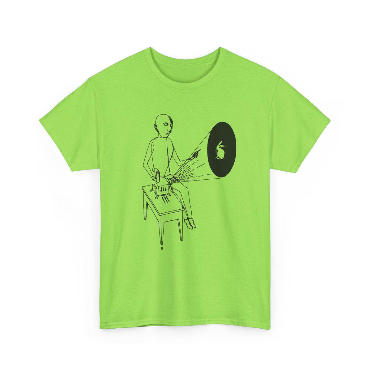 1927 laterna magica ink illustration by gottfried brockmann tshirt
