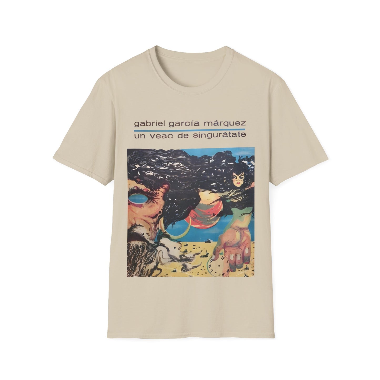 1974 romanian book cover for one hundred years of solitude by gabriel garcía márquez tshirt