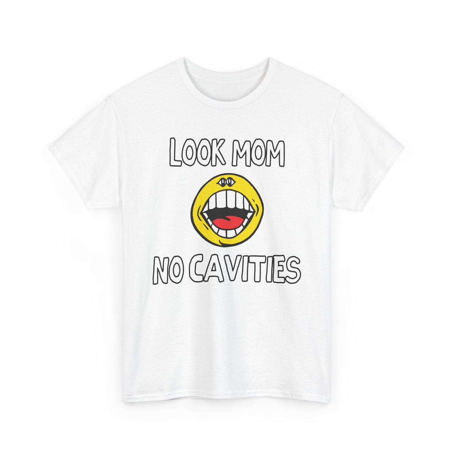 vintage look mom no cavities custom reproduction tshirt