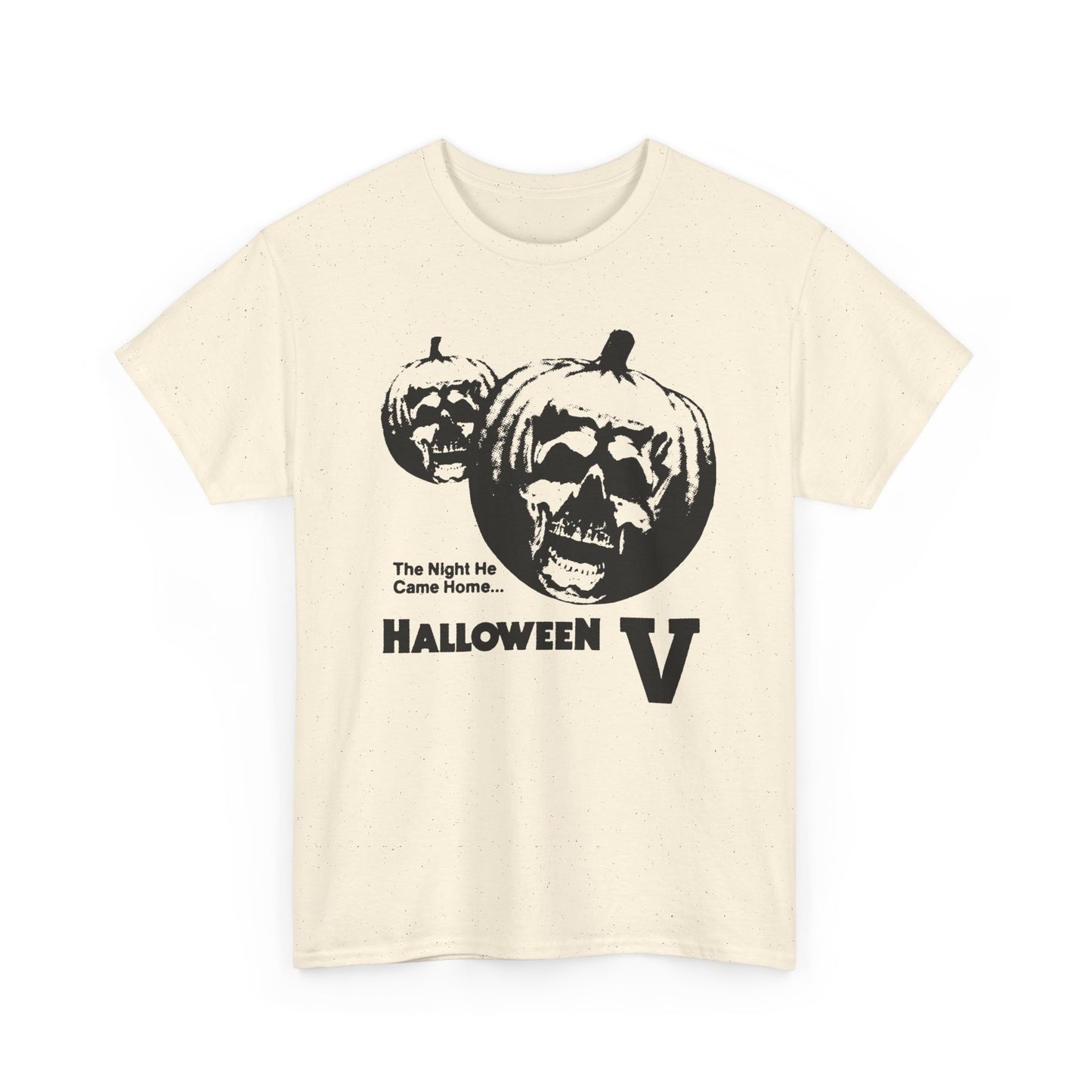1989 newspaper advertisement for halloween v reproduction tshirt