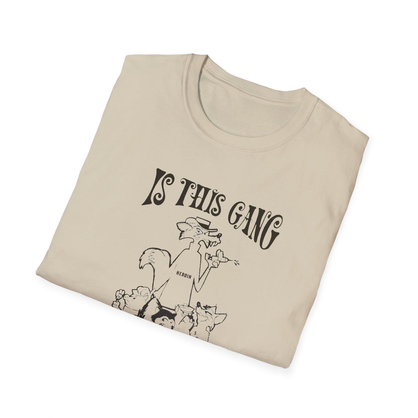 1960s/70s anti drug poster is this gang worth dying for? by smartset smarteen s.o.s tshirt