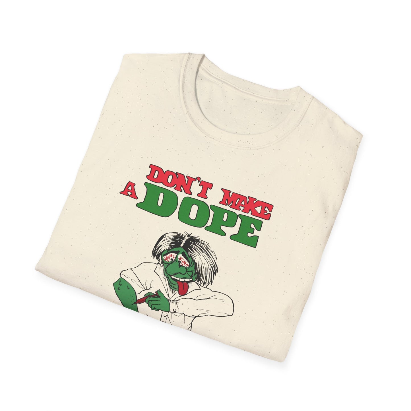 1960s anti-drug poster tshirt "don't make a dope of yourself" by smartset smarteen s.o.s tshirt