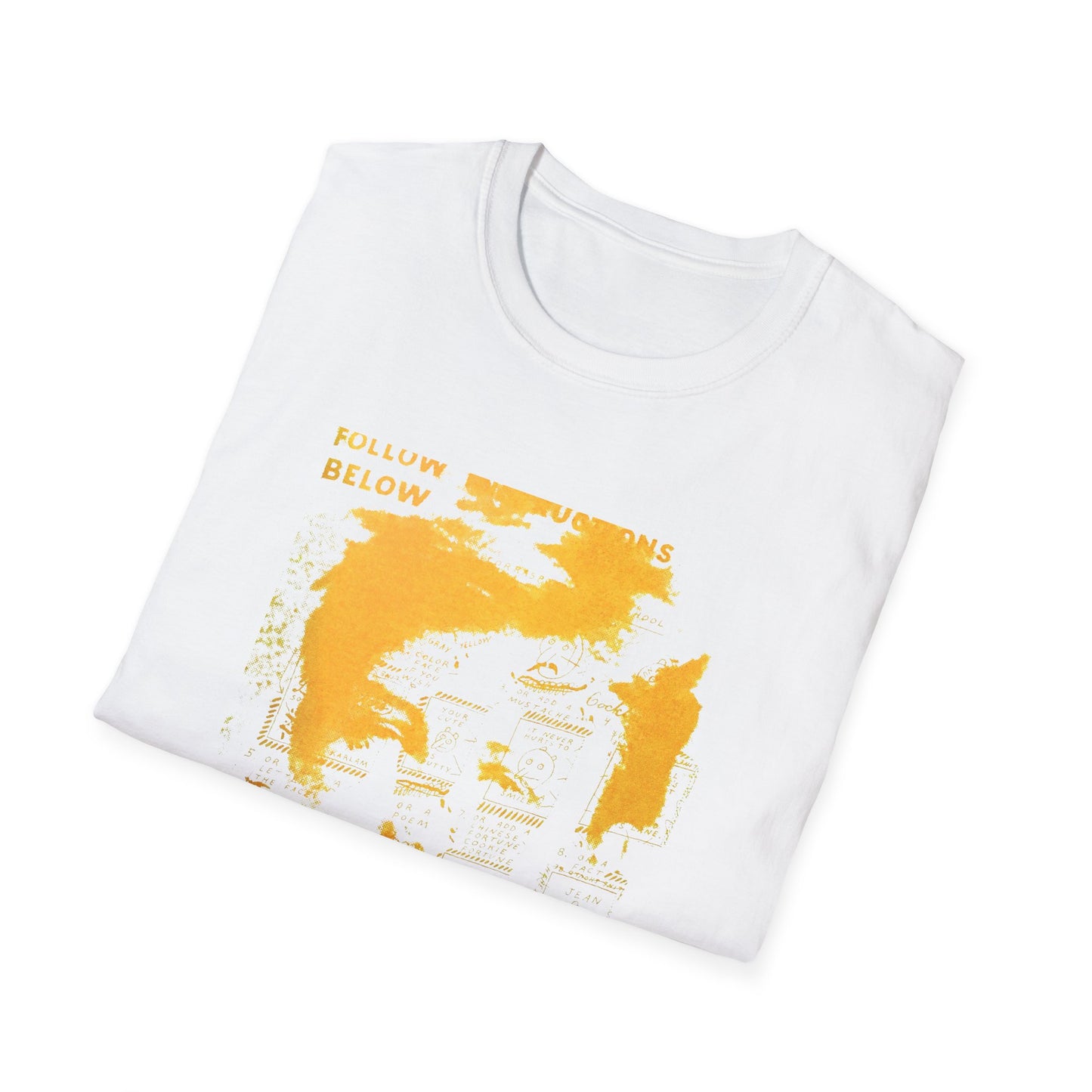 ray johnson arthur rimbaud art in gold tshirt