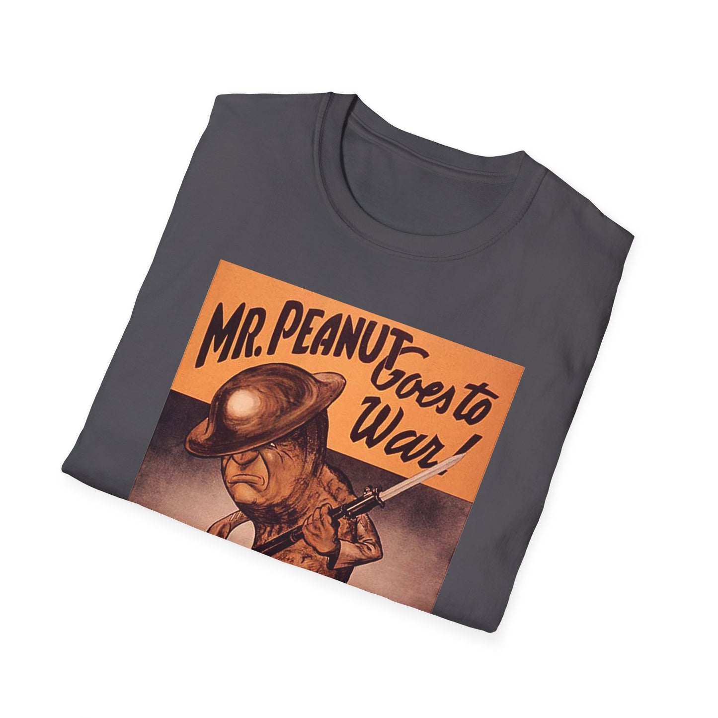 1942 mr. peanut goes to war tshirt from the united states department of agriculture war boards