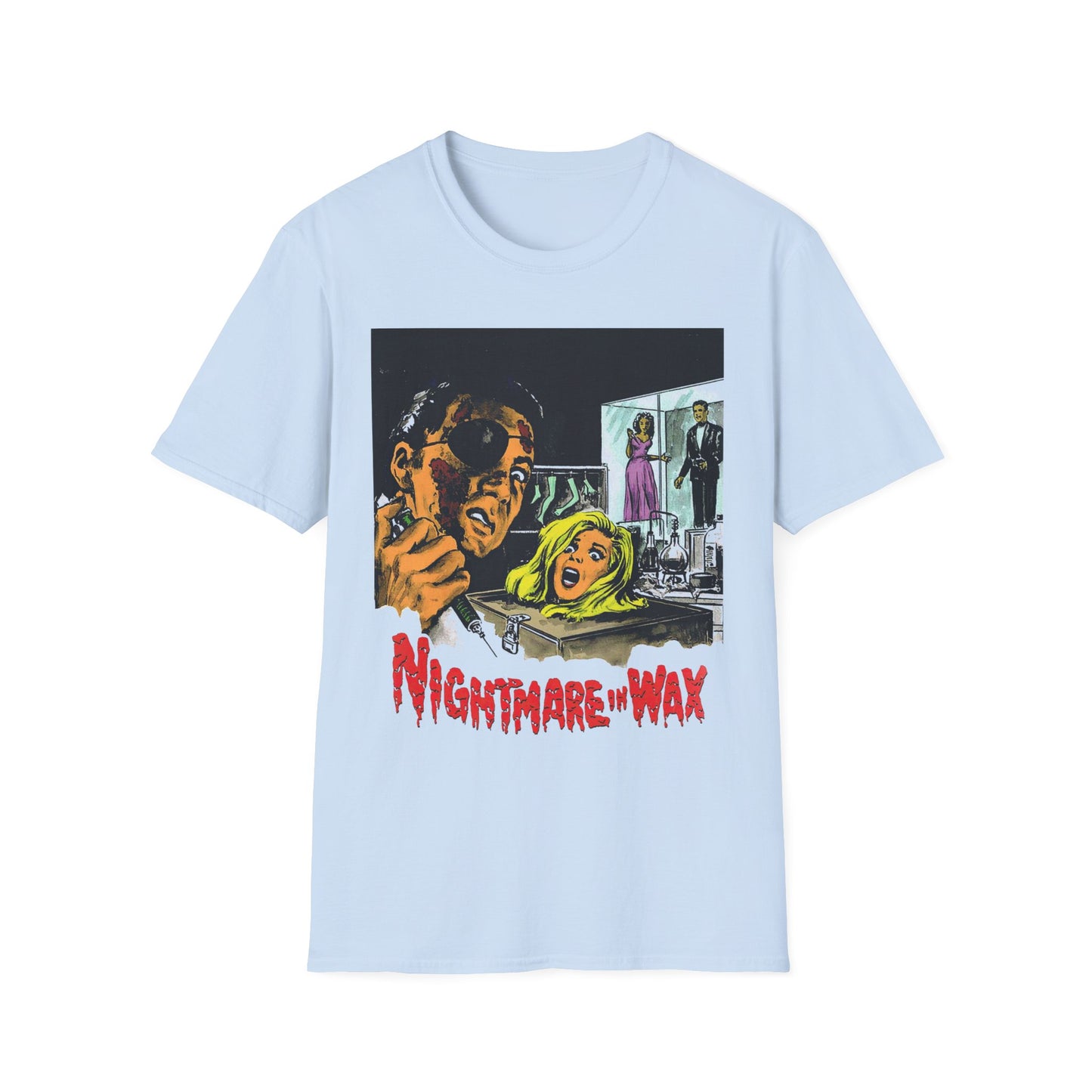 1969 movie poster tshirt nightmare in wax