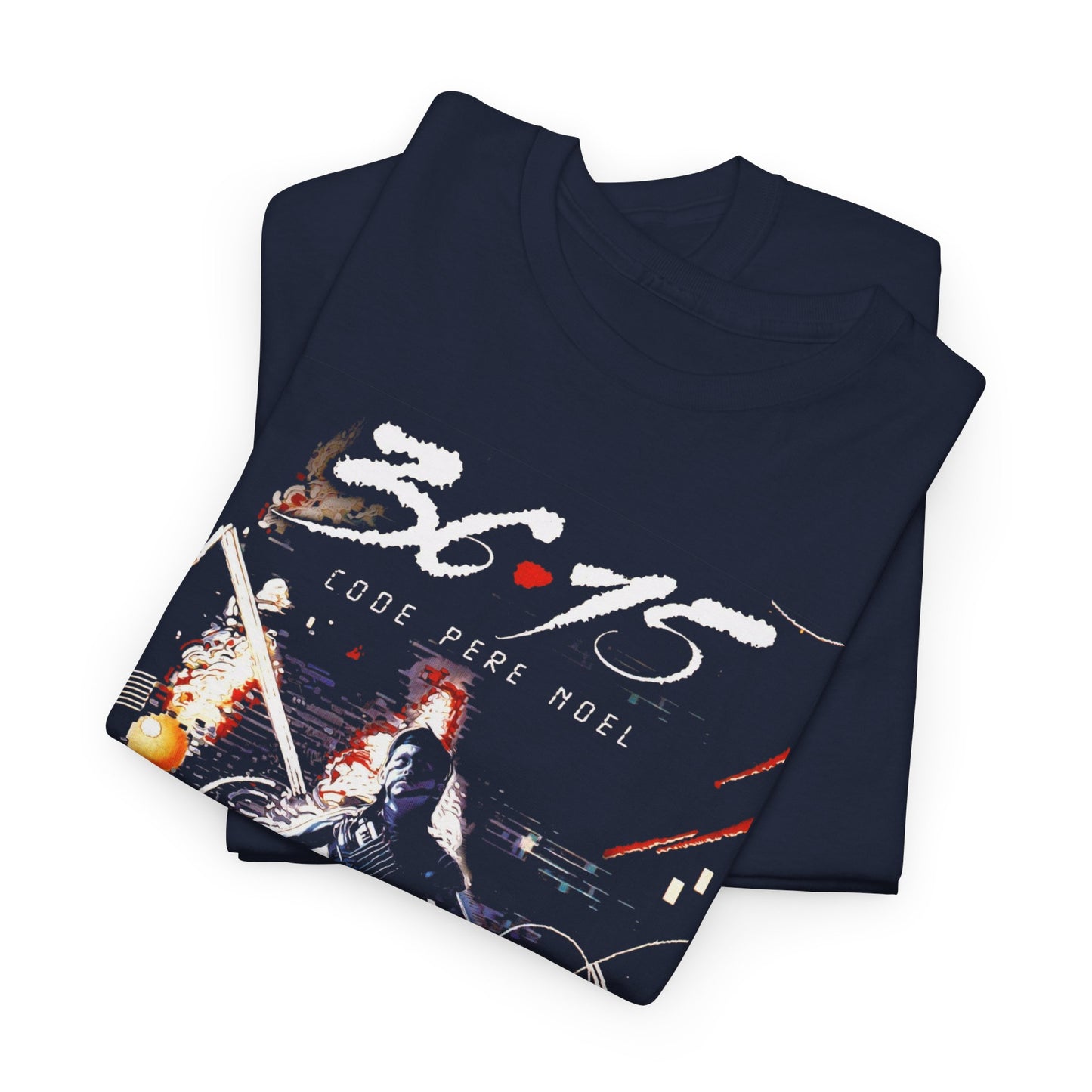 3615 code pere noel movie poster tshirt