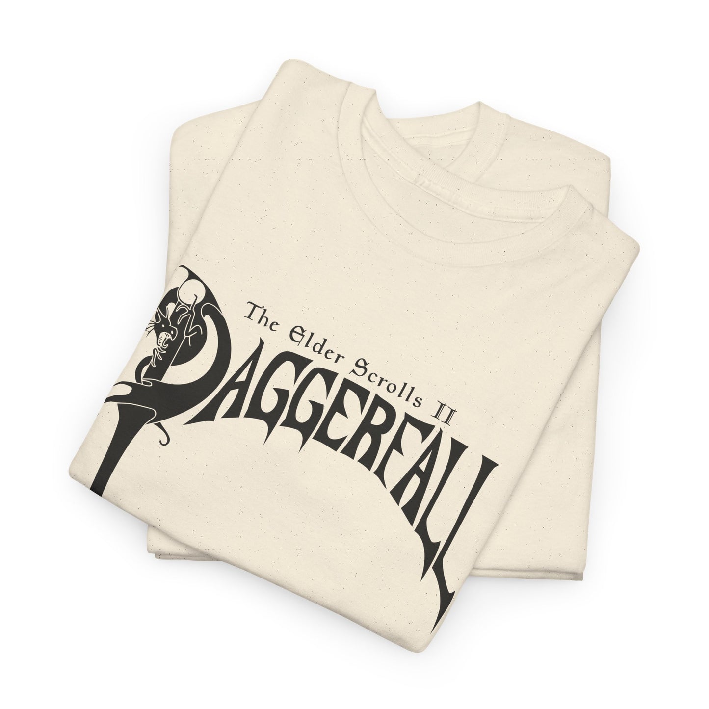 daggerfall the elder scrolls 2 1996 masterpiece video game logo in black tshirt
