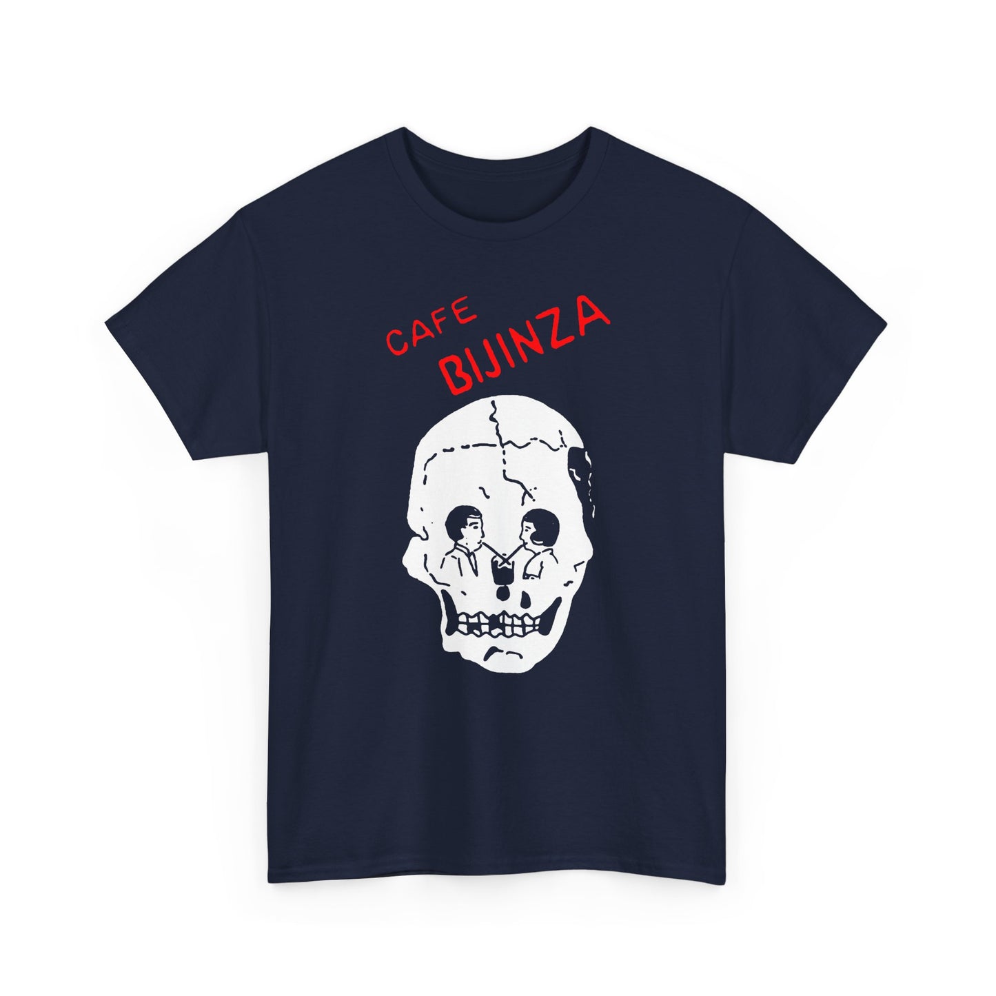 vintage japanese matchbox art cafe bijinza reproduction tshirt