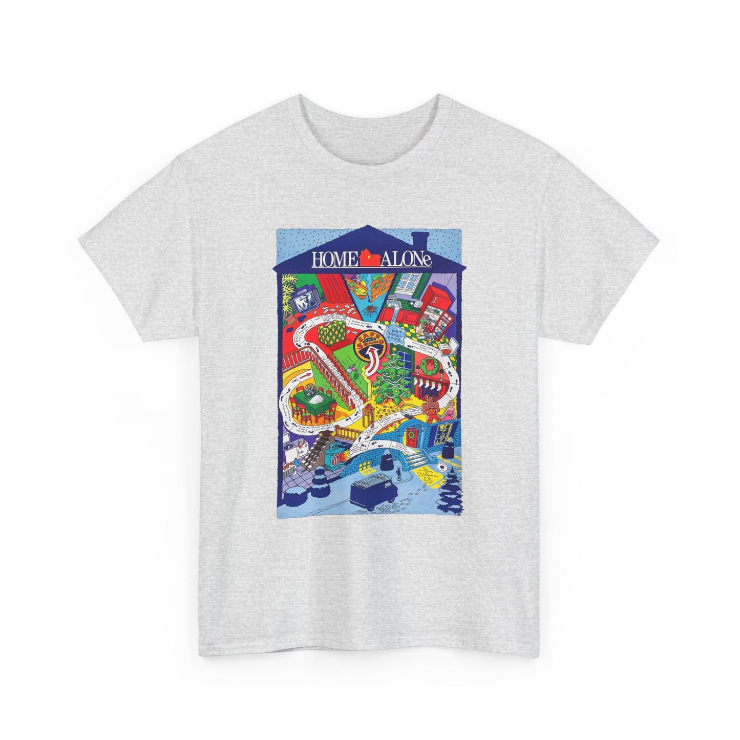1990 home alone battle plan poster tshirt