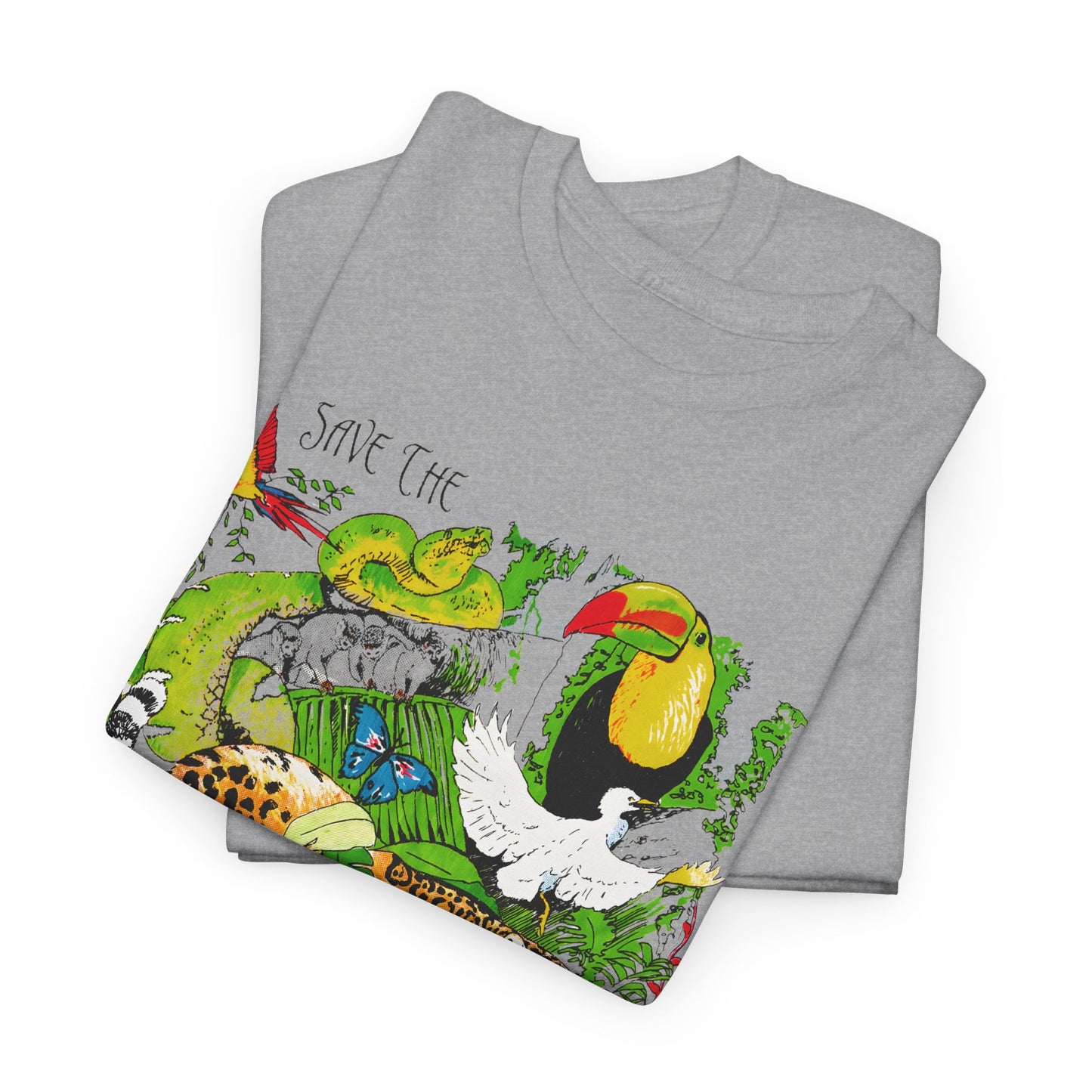 1993 vintage save the rainforest reproduction tshirt