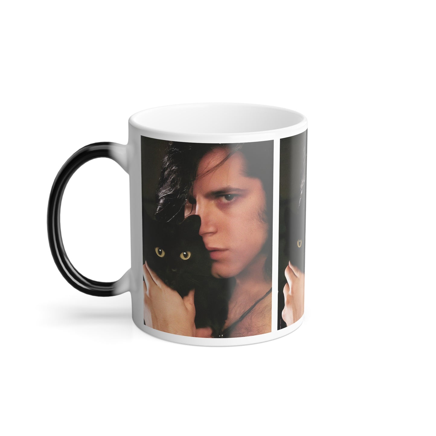 danzig and cat color-changing mug