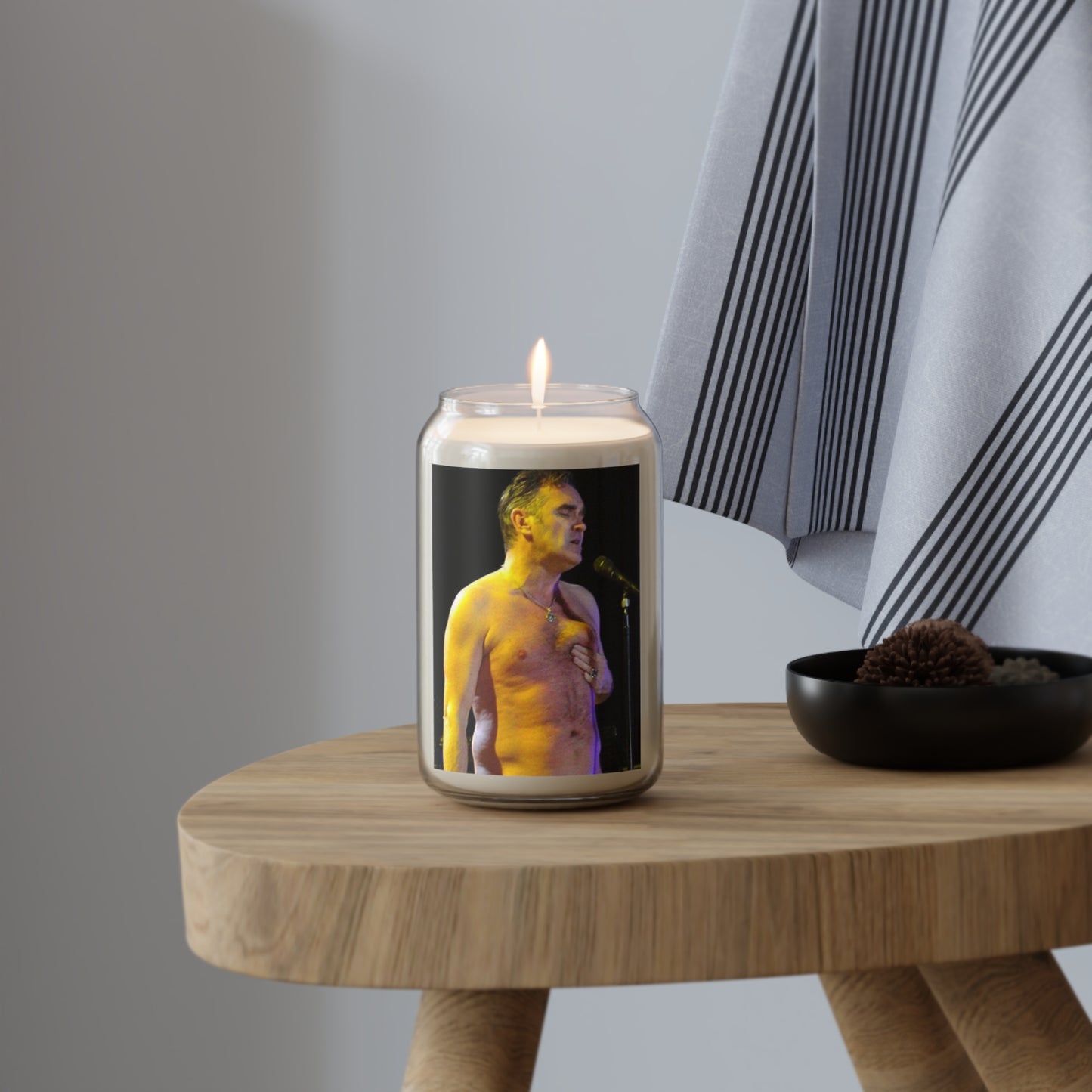 morrissey nipple scented candle, 13.75oz