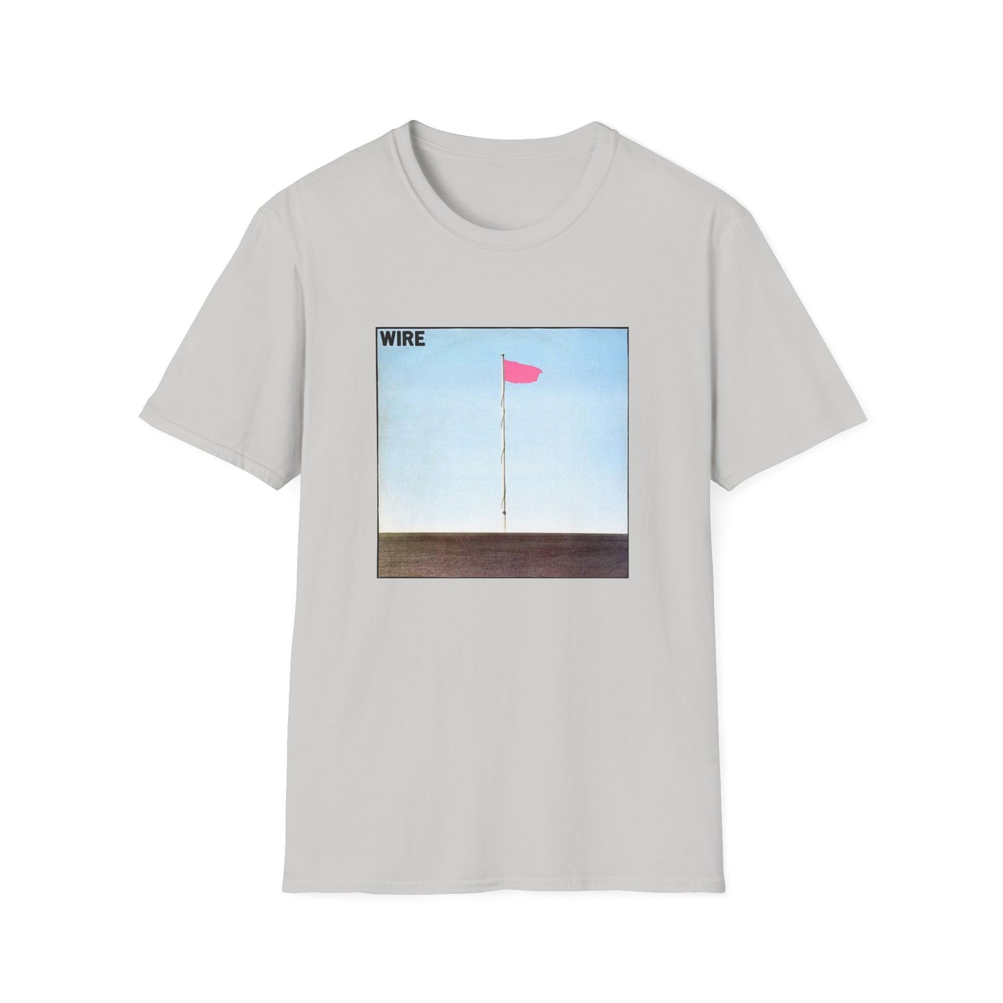 wire 1977 pink flag album cover tshirt