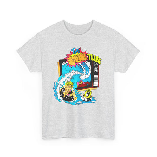 1980s boob tube surf style tv reproduction tshirt