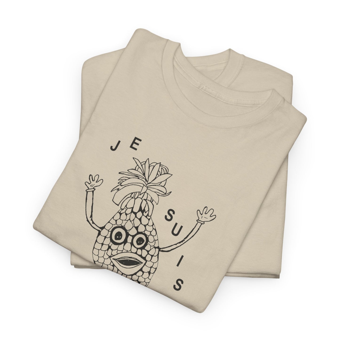 original sketch je suis un ananas téléfrançais! (i am a pineapple) tshirt