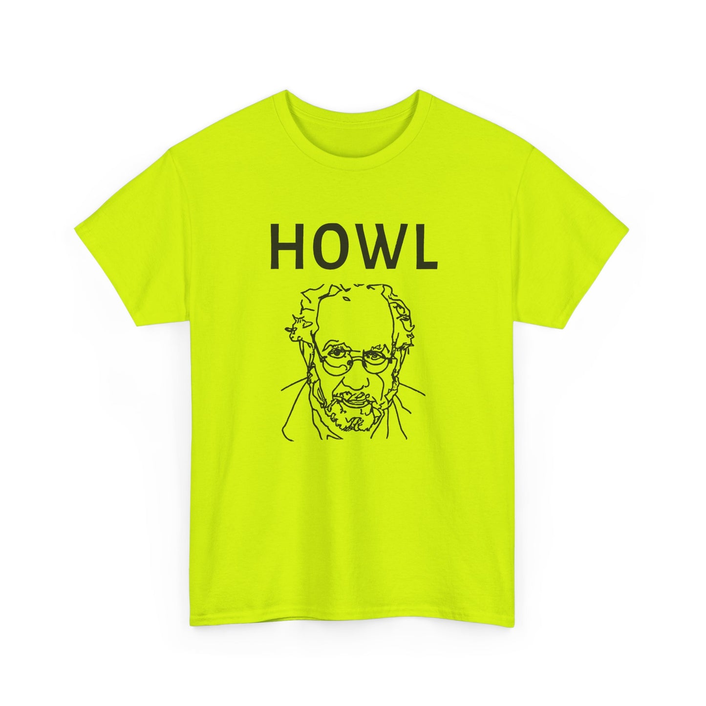 1956 book cover for howl by allen ginsberg custom edit tshirt