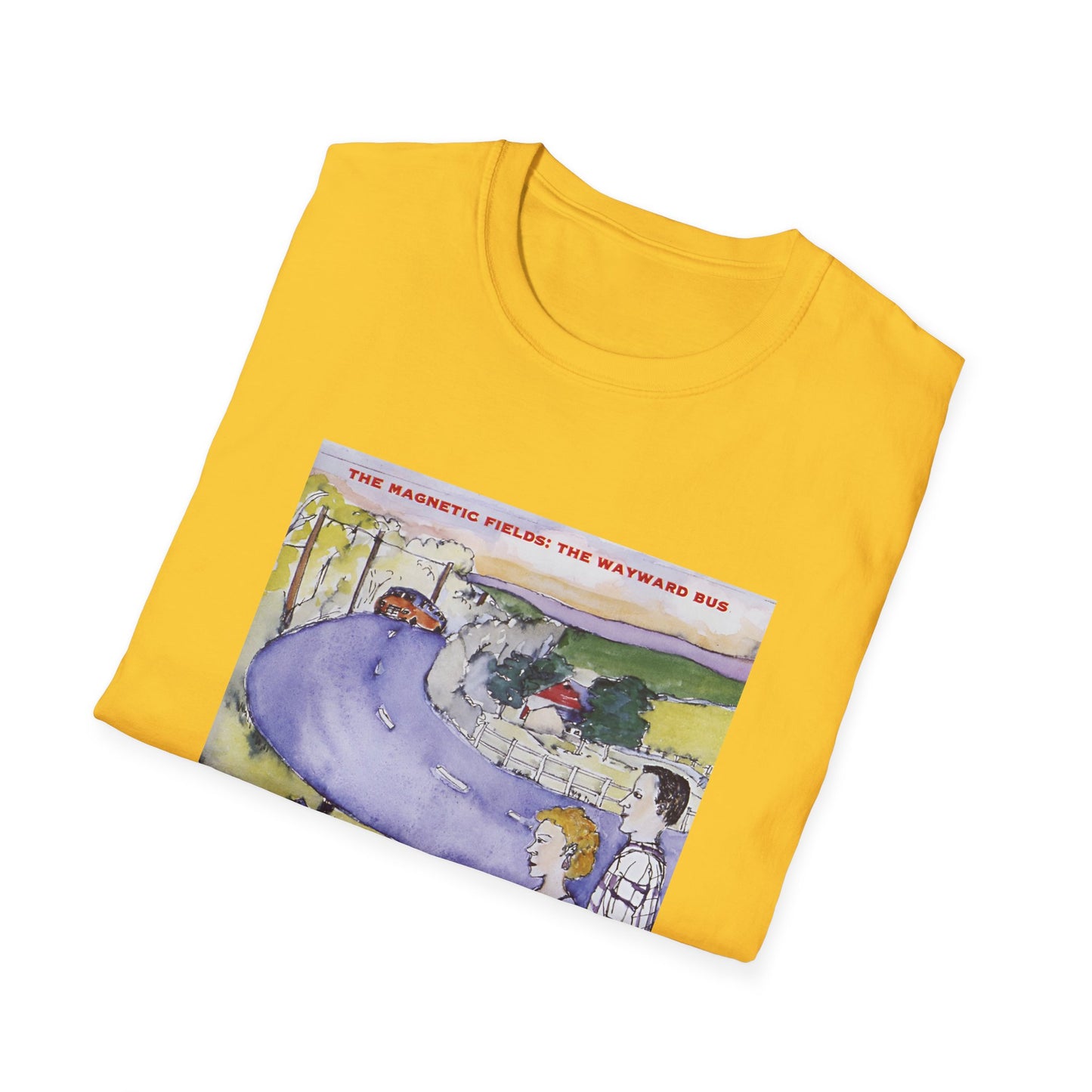 the magnetic fields 1992 the wayward bus album tshirt