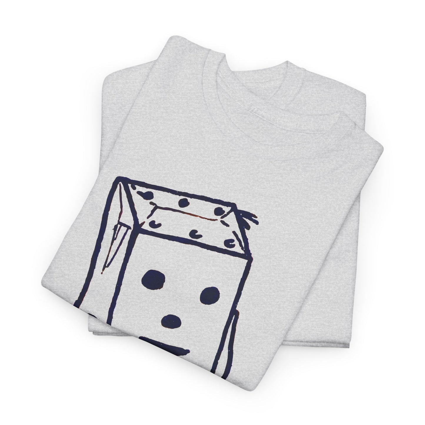 1950s magazine art paper bag halloween mask graphic tshirt