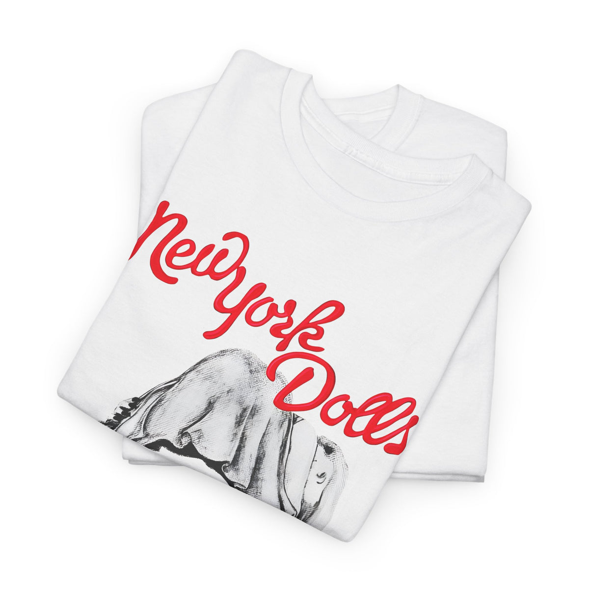 vintage new york dolls reproduction tshirt