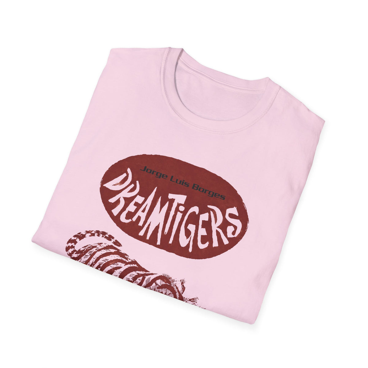 jorge luis borges 1960s dreamtigers book cover tshirt