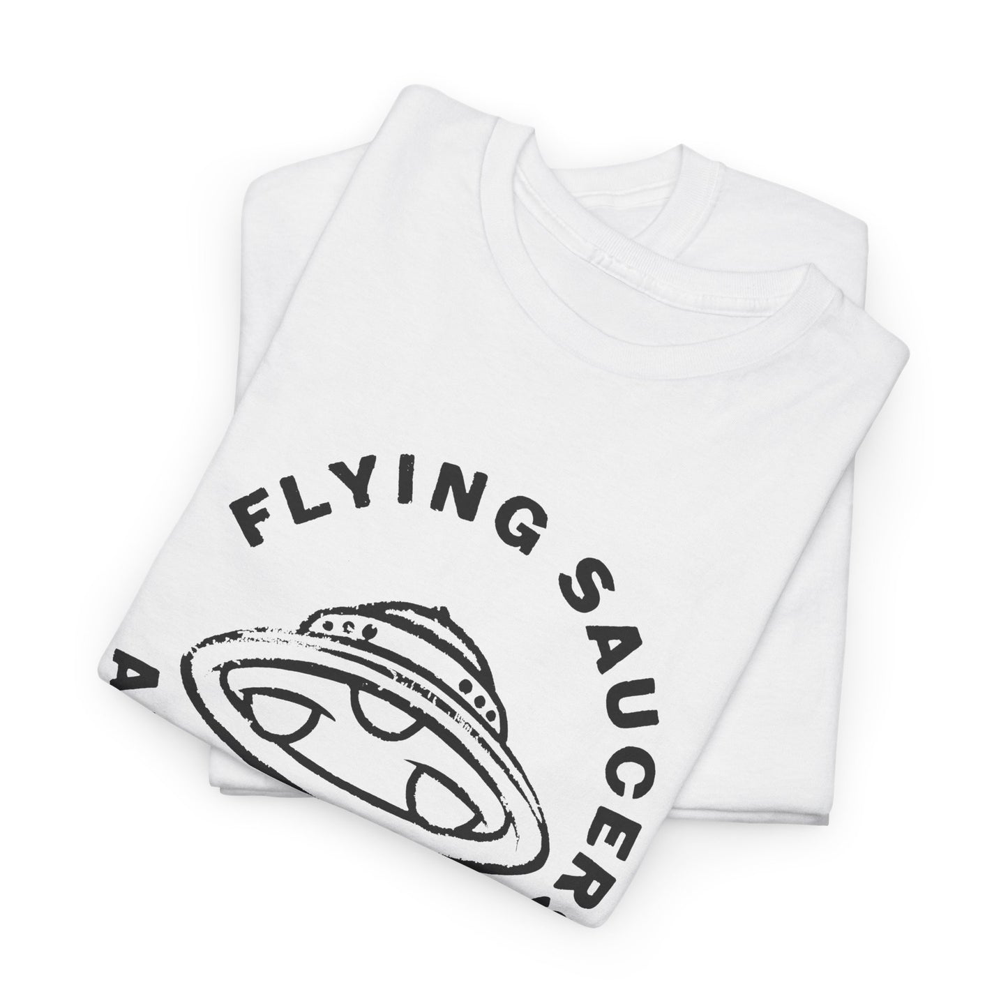 flying saucers are real! vintage style image tshirt